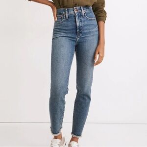 Madewell Blue High-Rise Skinny Jeans